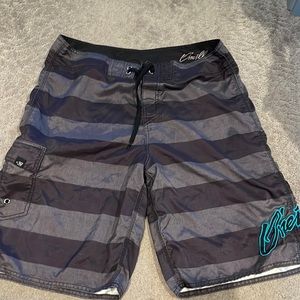 O’neill size 34 board shorts.